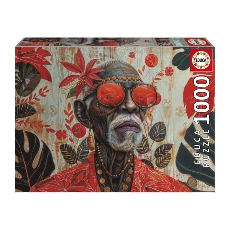 Puzzle - EDUCA - Gardien des Tropiques - 1000 pieces - 48 x 68 cm - a Puzzle - EDUCA - Gardien des Tropiques - 1000 pieces - 48 x 68 cm - a