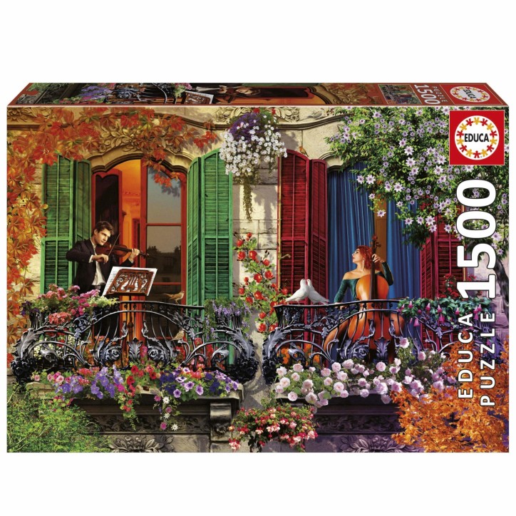 Puzzle - EDUCA - Sérénade - 1500 pieces - 85 x 60 cm - Pour adultes - Theme tableaux