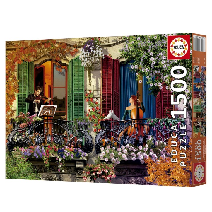 Puzzle - EDUCA - Sérénade - 1500 pieces - 85 x 60 cm - Pour adultes - Theme tableaux