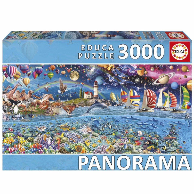 Puzzle - EDUCA - Vie Panorama - 3000 pieces Puzzle - EDUCA - Vie Panorama - 3000 pieces