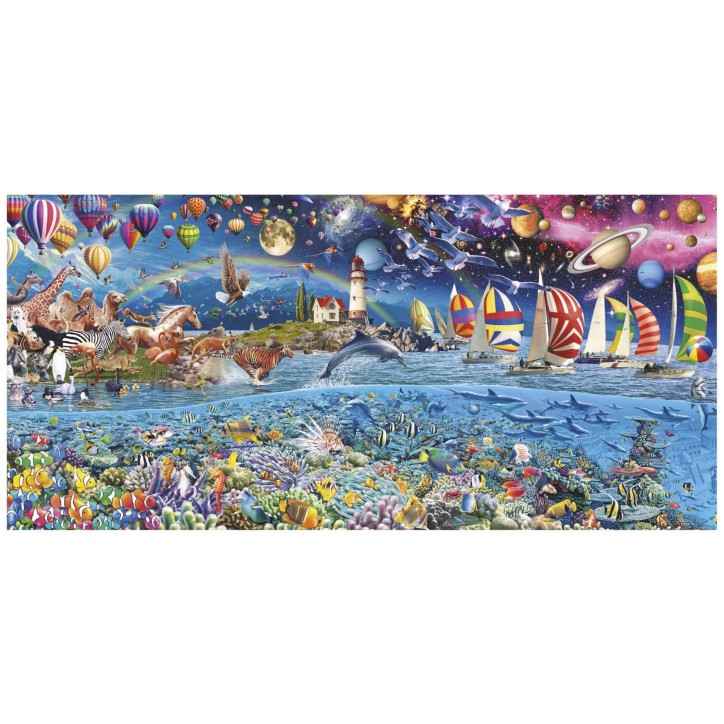 Puzzle - EDUCA - Vie Panorama - 3000 pieces Puzzle - EDUCA - Vie Panorama - 3000 pieces