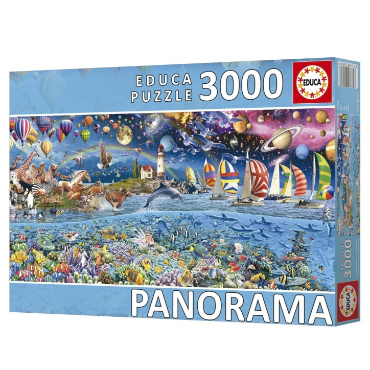 Puzzle - EDUCA - Vie Panorama - 3000 pieces Puzzle - EDUCA - Vie Panorama - 3000 pieces