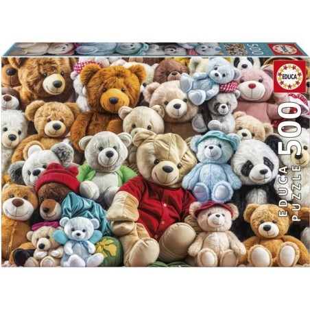 Puzzle - EDUCA - Nounours - 500 pieces - 48x34 cm - Pour enfants a par