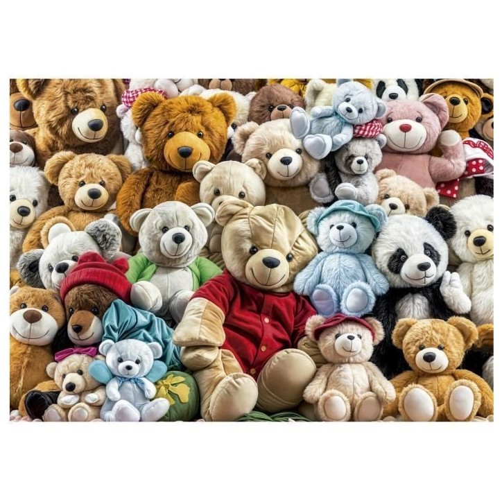 Puzzle - EDUCA - Nounours - 500 pieces - 48x34 cm - Pour enfants a partir de 10 ans