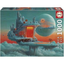 Puzzle - EDUCA - Planete de Feu et de Glace - 1000 pieces - 48 x 68 cm