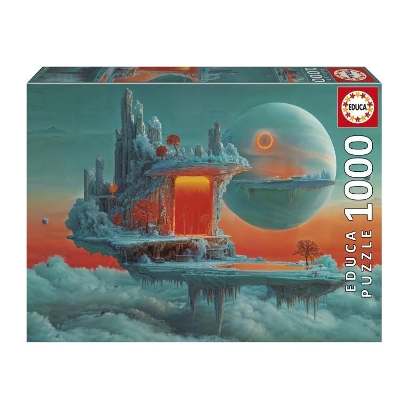 Puzzle - EDUCA - Planete de Feu et de Glace - 1000 pieces - 48 x 68 cm Puzzle - EDUCA - Planete de Feu et de Glace - 1000 pieces - 48 x 68 cm