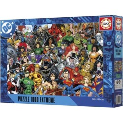 Puzzle - EDUCA - Justice League DC Comics - 1000 pieces - Theme Dessin