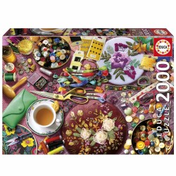 Puzzle - EDUCA - La Table de Couture - 2000 pieces - 96x68 cm - a part