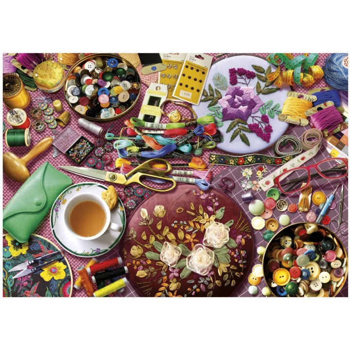 Puzzle - EDUCA - La Table de Couture - 2000 pieces - 96x68 cm - a partir de 15 ans Puzzle - EDUCA - La Table de Couture - 2000 pieces - 96x68 cm - a partir de 15 ans