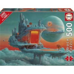 Puzzle - EDUCA - Planete de Feu et de Glace - 500 pieces - 68x48 cm -