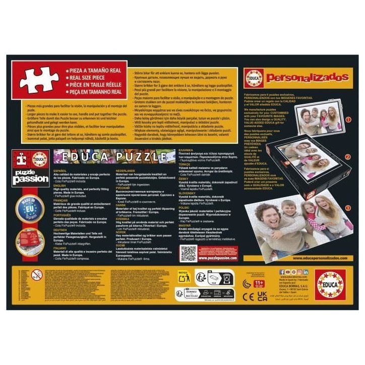 Puzzle - EDUCA - Planete de Feu et de Glace - 500 pieces - 68x48 cm - a partir de 10 ans Puzzle - EDUCA - Planete de Feu et de Glace - 500 pieces - 68x48 cm - a partir de 10 ans