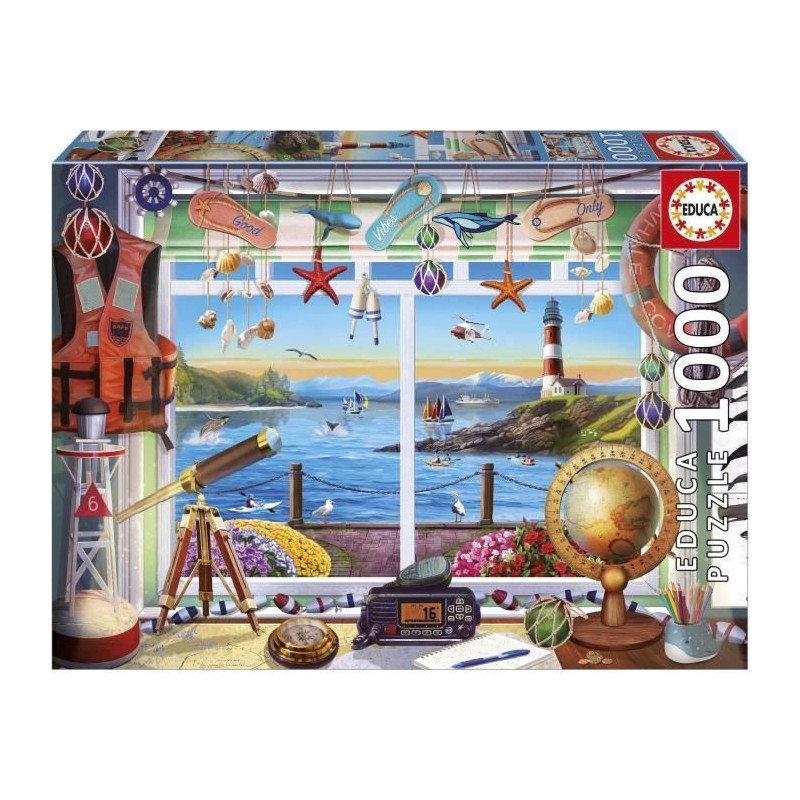 Puzzle - EDUCA - Vie partuaire - 1000 pieces - 68x48 cm - Pour adultes Puzzle - EDUCA - Vie partuaire - 1000 pieces - 68x48 cm - Pour adultes
