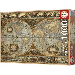 Puzzle - EDUCA - Orbis Terrarum - 1000 pieces - Theme Voyage et cartes
