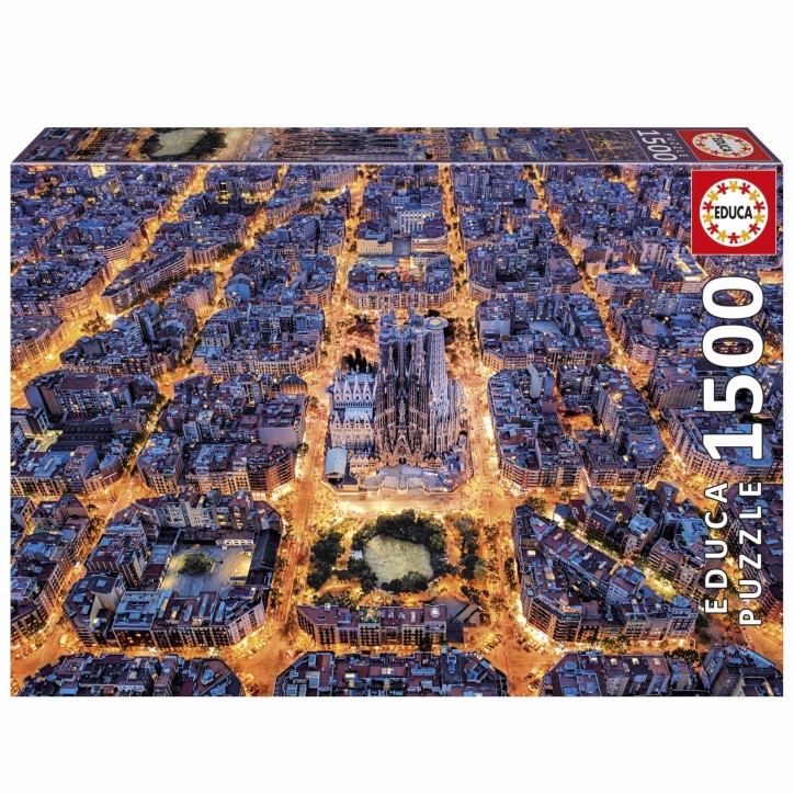 Puzzle - EDUCA - Barcelona - 1500 pieces - Theme Architecture - Dimensions 85x60 cm Puzzle - EDUCA - Barcelona - 1500 pieces - Theme Architecture - Dimensions 85x60 cm