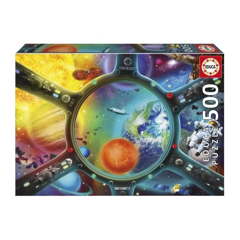 Puzzle - EDUCA - Promenade Spatiale - 500 pieces - Theme Science et es Puzzle - EDUCA - Promenade Spatiale - 500 pieces - Theme Science et es