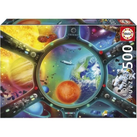 Puzzle - EDUCA - Promenade Spatiale - 500 pieces - Theme Science et es