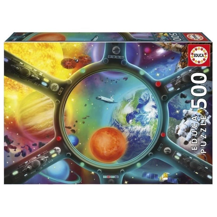 Puzzle - EDUCA - Promenade Spatiale - 500 pieces - Theme Science et espace - Dimensions 48x34 cm Puzzle - EDUCA - Promenade Spatiale - 500 pieces - Theme Science et espace - Dimensions 48x34 cm