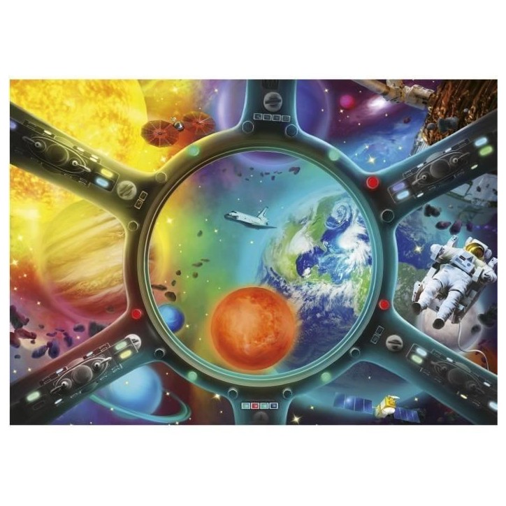 Puzzle - EDUCA - Promenade Spatiale - 500 pieces - Theme Science et espace - Dimensions 48x34 cm Puzzle - EDUCA - Promenade Spatiale - 500 pieces - Theme Science et espace - Dimensions 48x34 cm