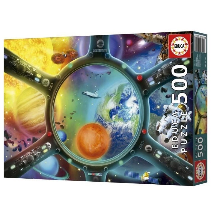 Puzzle - EDUCA - Promenade Spatiale - 500 pieces - Theme Science et espace - Dimensions 48x34 cm Puzzle - EDUCA - Promenade Spatiale - 500 pieces - Theme Science et espace - Dimensions 48x34 cm