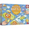 Puzzle - EDUCA - Battle Jr Animals - 16 puzzles - 9 pieces par puzzle