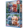 Puzzle - EDUCA - Monstres Mignons - 2 x 100 pieces - Pour enfants des