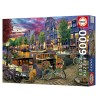 Puzzle - EDUCA - Vélos a Amsterdam - 6000 pieces - 156 x 107 cm - a p