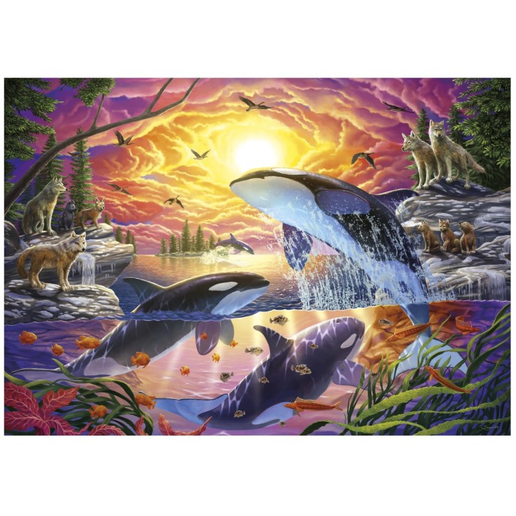 Puzzle - EDUCA - Orques et Loups - 4000 pieces - 136 x 96 cm - Pour adultes a partir de 15 ans Puzzle - EDUCA - Orques et Loups - 4000 pieces - 136 x 96 cm - Pour adultes a partir de 15 ans