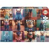Puzzle - EDUCA - Animaux a la Mode - 200 pieces - Activité ludique -