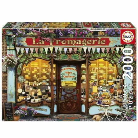 Puzzle - EDUCA - La boutique de fromages fins - 2000 pieces - 96x68 cm
