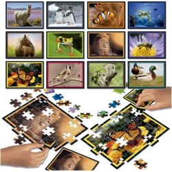 Puzzle - EDUCA - Battle Jr Natura - 12 puzzles - 42 pieces - Theme nat