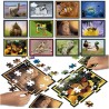 Puzzle - EDUCA - Battle Jr Natura - 12 puzzles - 42 pieces - Theme nat