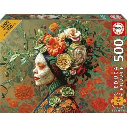 Puzzle - EDUCA - Reine Lézard - 500 pieces - Animaux - 68 x 48 cm - a