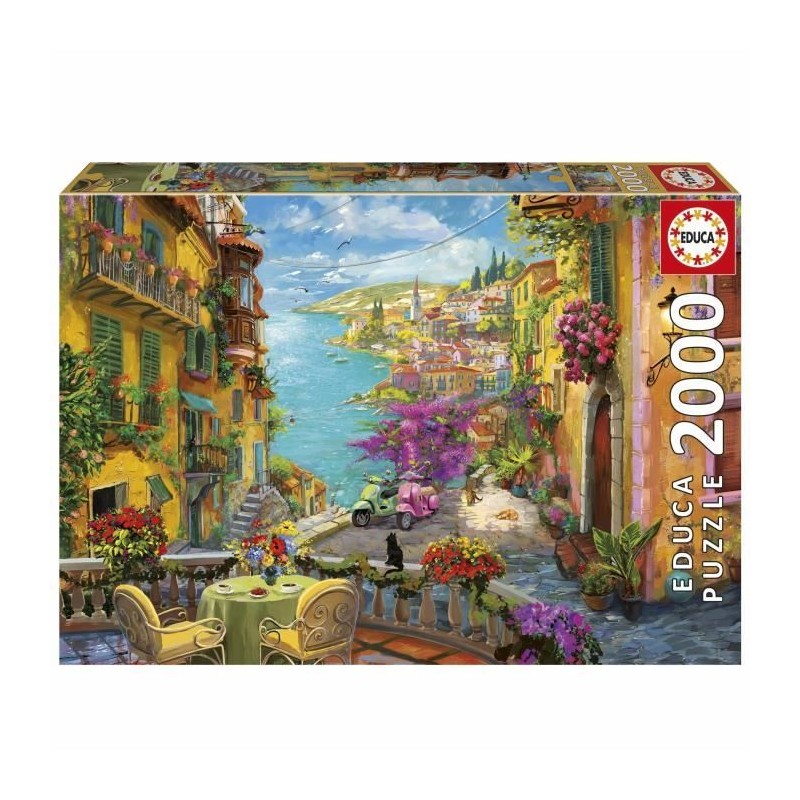 Puzzle - EDUCA - Café Espagnol - 2000 pieces - 96x68 cm - Theme Voyag Puzzle - EDUCA - Café Espagnol - 2000 pieces - 96x68 cm - Theme Voyag