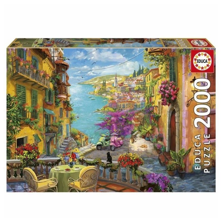 Puzzle - EDUCA - Café Espagnol - 2000 pieces - 96x68 cm - Theme Voyage et cartes - Adulte Puzzle - EDUCA - Café Espagnol - 2000 pieces - 96x68 cm - Theme Voyage et cartes - Adulte