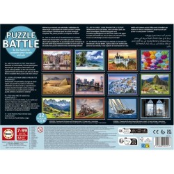 Puzzle - EDUCA - Battle Travel - 12 puzzles - 42 pieces - Theme Voyage