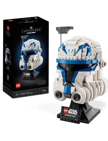 LEGO Star Wars 75349 Le Casque du Capitaine Rex, Maquette a Construire pour Adultes