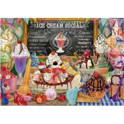 Puzzle - EDUCA - Boutique de Glaces - 500 pieces - 48x34 cm - a partir