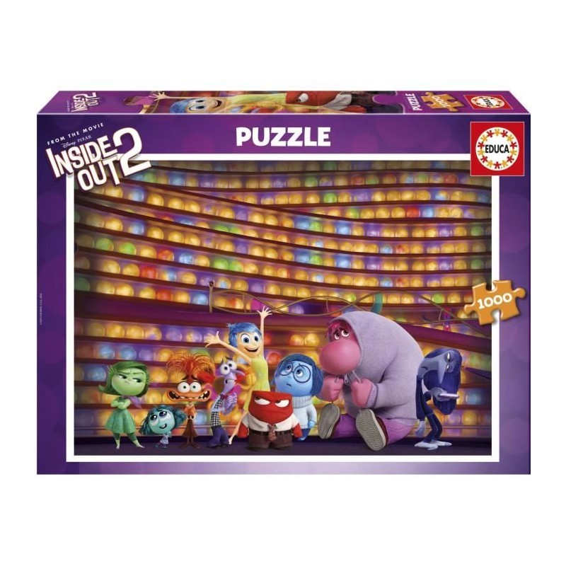 Puzzle - EDUCA - Inside Out 2 - 1000 pieces Puzzle - EDUCA - Inside Out 2 - 1000 pieces