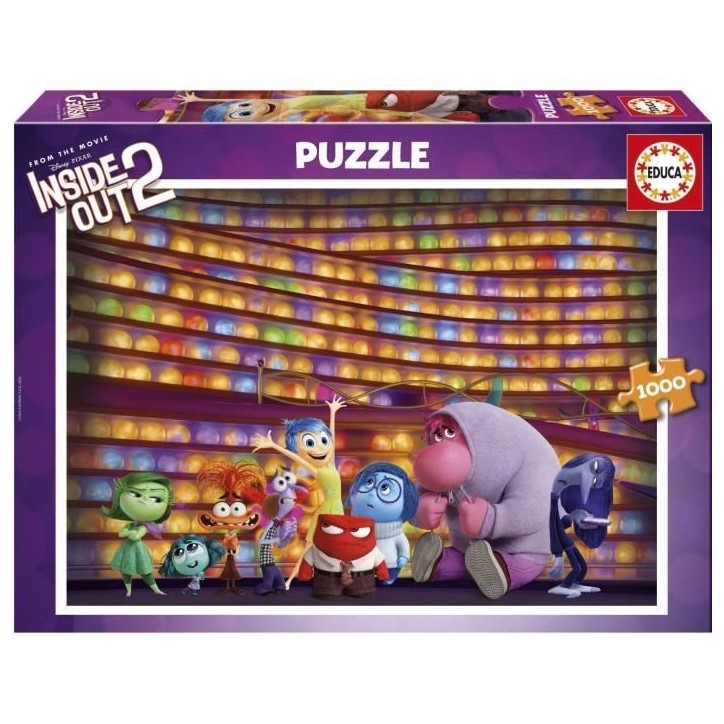 Puzzle - EDUCA - Inside Out 2 - 1000 pieces Puzzle - EDUCA - Inside Out 2 - 1000 pieces