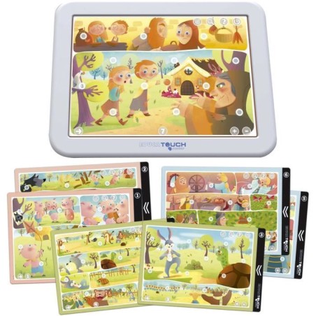 Jeu éducatif - EDUCA - Touch Junior - Conteuse d'Histoires 2 - 4 histoires - 8 activités éducatives