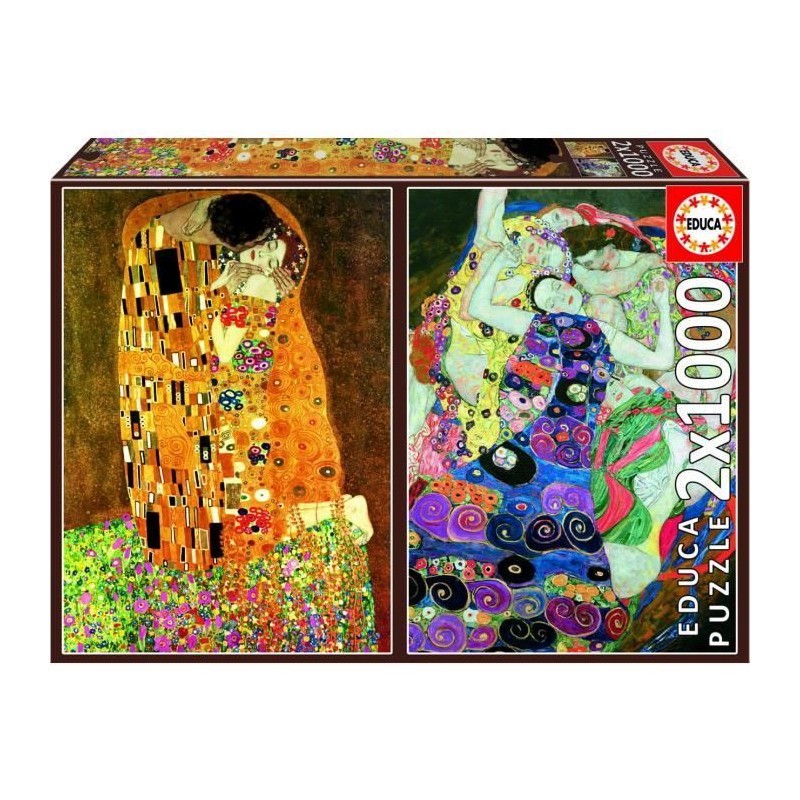 Puzzle 1000 pieces Gustav Klimt - EDUCA - Tableaux et peintures Puzzle 1000 pieces Gustav Klimt - EDUCA - Tableaux et peintures