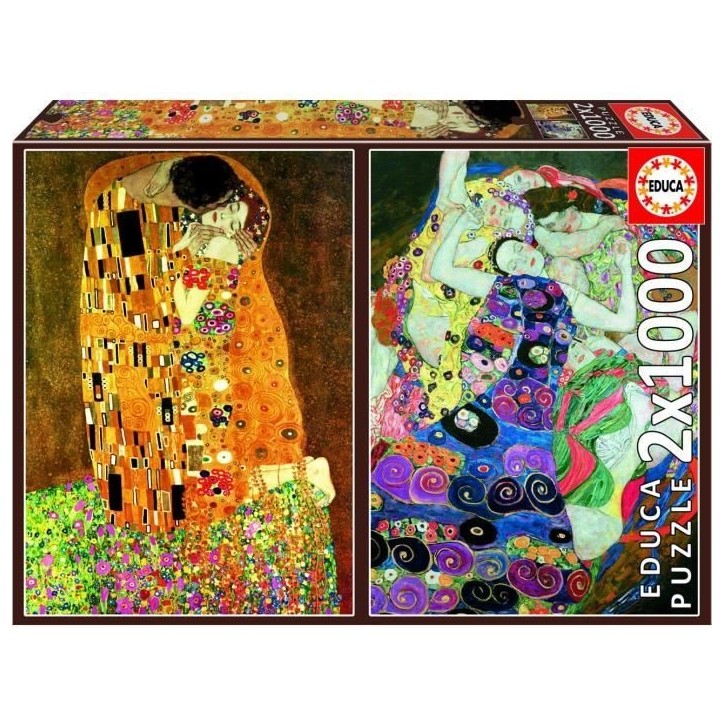 Puzzle 1000 pieces Gustav Klimt - EDUCA - Tableaux et peintures Puzzle 1000 pieces Gustav Klimt - EDUCA - Tableaux et peintures