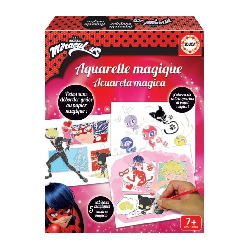 EDUCA - Aquarelle magique Miraculous Ladybug EDUCA - Aquarelle magique Miraculous Ladybug