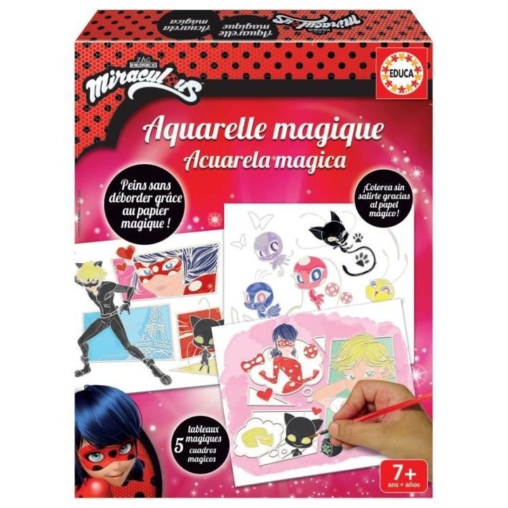 EDUCA - Aquarelle magique Miraculous Ladybug EDUCA - Aquarelle magique Miraculous Ladybug