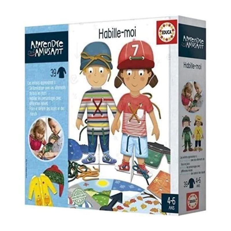 Jeu d'apprentissage - EDUCA - Habille-Moi