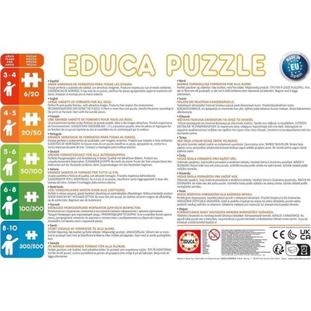 4 puzzles progressifs - EDUCA - Multi 4 Monster High 50-80-100-150