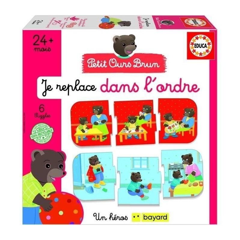 Jeu d'apprentissage - EDUCA - J'Associe Les Séquences Logiques - Peti Jeu d'apprentissage - EDUCA - J'Associe Les Séquences Logiques - Peti