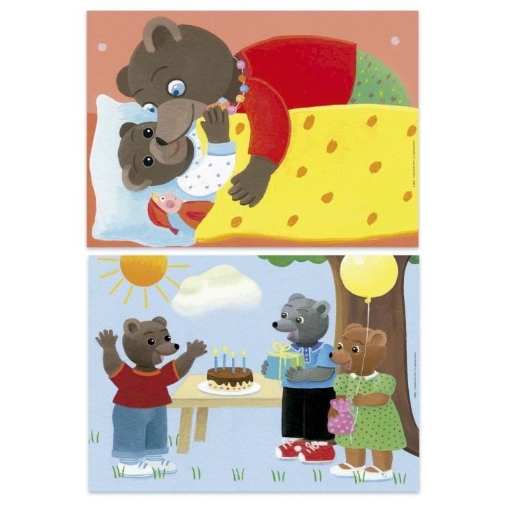 Puzzle - EDUCA - Petit Ours Brun : Ensemble de 2 puzzles de 20 pieces pour enfants des 4 ans Puzzle - EDUCA - Petit Ours Brun : Ensemble de 2 puzzles de 20 pieces pour enfants des 4 ans