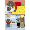 Puzzle - EDUCA - Petit Ours Brun : Ensemble de 2 puzzles de 20 pieces