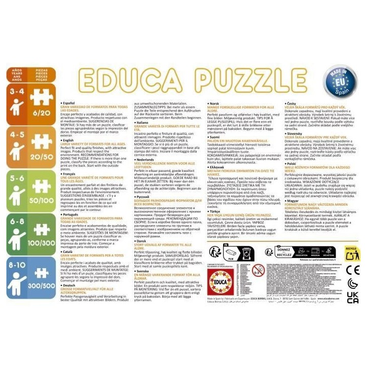 Puzzle - EDUCA - Petit Ours Brun : Ensemble de 2 puzzles de 20 pieces pour enfants des 4 ans Puzzle - EDUCA - Petit Ours Brun : Ensemble de 2 puzzles de 20 pieces pour enfants des 4 ans
